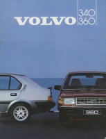 Volvo 340 360 brochure 1984