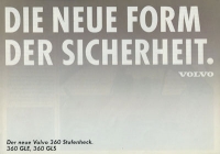 Volvo 360 Stufenheck Prospekt 1984