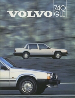 Volvo 740 GLE brochure 1984