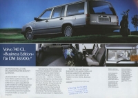 Volvo 740 GL Business Edition / 760 Turbo Sports Edition brochure 1980s