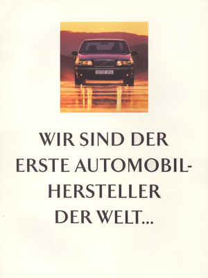 Volvo Seiten-Airbag Prospekt 1994