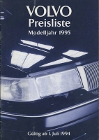 Volvo pricelist 7.1994