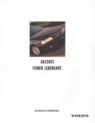 Volvo C 70 Metropolitian Prospekt 10.1998