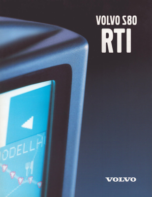 Volvo S 80 Navi RTI Prospekt 1999
