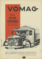 Vomag 3,5 t 85 HP Diesel brochure 9.1935