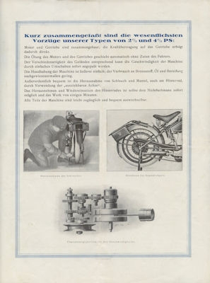 Preview: Wanderer Motorräder 2 ½, 4½ PS Prospekt 2.1924 Preview: Wanderer Motorräder 2 ½, 4½ PS Prospekt 2.1924