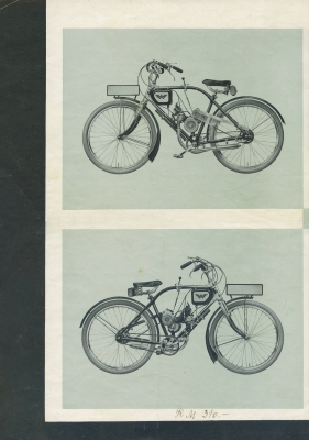 Preview: Wanderer Chrom Motor-Fahrrad 74 ccm Prospekt 1.1931