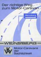 Weinsberg Motorhome brochure 1981