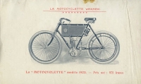 Werner Motoryclette program 1902