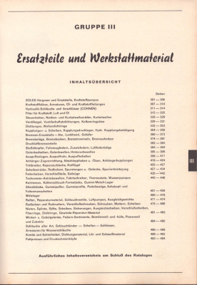 Preview: Wessels / Osnabrück Kraftfahrzeugteile Katalog 1969/70