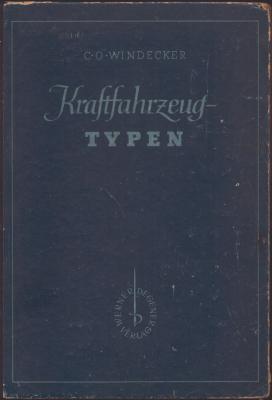Kraftfahrzeugtypen Band 1 Katalog 1947