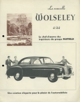 Wolseley 4/44 brochure 9.1952