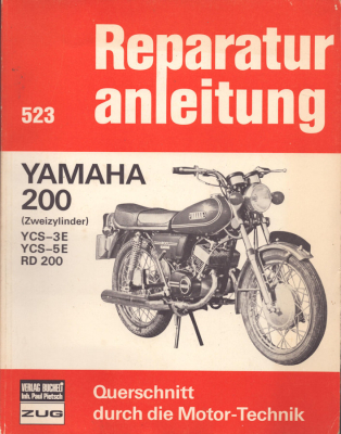 Yamaha 200 ccm Reparaturanleitung 1970-1978