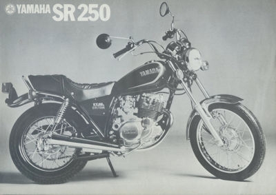 Yamaha SR 250 Prospekt 6.1980