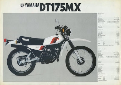 Yamaha DT 175 MX / 250 MX Prospekt 1981
