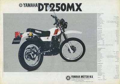 Preview: Yamaha DT 175 MX / 250 MX Prospekt 1981