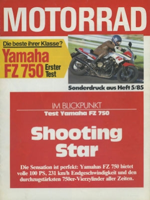 Yamaha FZ 750 Test 1985