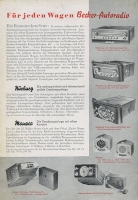 Autoradio Becker brochure 4.1952