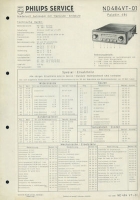 Autoradio Philips ND484VT01 circuit diagram 1.1960