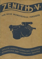 Zenith carburator Type V 1930s
