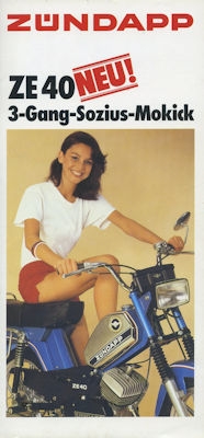 Preview: Zündapp ZE 40 Prospekt 11.1981 Preview: Zündapp ZE 40 Prospekt 11.1981