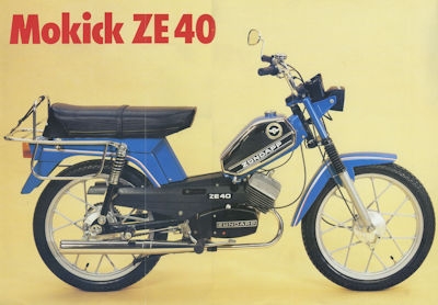 Preview: Zündapp ZE 40 Prospekt 11.1981 Preview: Zündapp ZE 40 Prospekt 11.1981