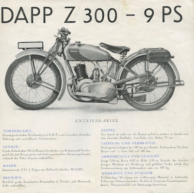 Preview: Zündapp Z 300 Luxus Prospekt ca. 1930 Preview: Zündapp Z 300 Luxus Prospekt ca. 1930