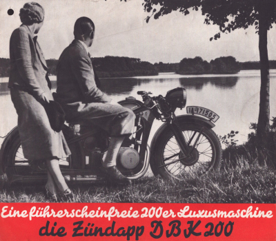 Preview: Zündapp DBK 200 Prospekt 1937 Preview: Zündapp DBK 200 Prospekt 1937