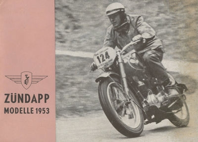 Preview: Zündapp Programm 1953 Preview: Zündapp Programm 1953