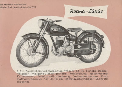Preview: Zündapp Programm 1953 Preview: Zündapp Programm 1953
