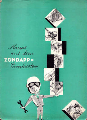 Zündapp 175 S Presse Information 1.1956