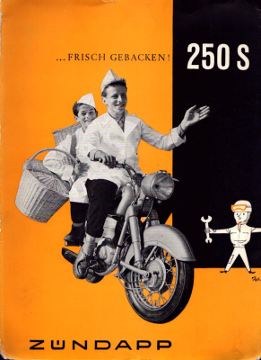 Zündapp 250 S Presse Information 10.1956