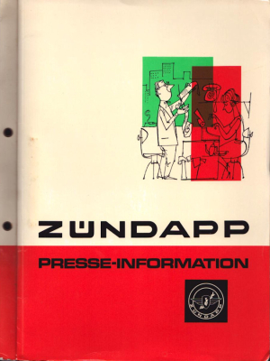 Zündapp Presse Information IFMA 1964-1968