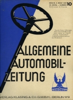 Allgemeine Automobil Zeitung (AAZ) 1935 Heft 10
