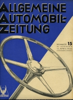 Allgemeine Automobil Zeitung (AAZ) 1935 Heft 15