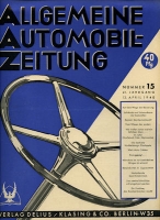 Allgemeine Automobil Zeitung (AAZ) 1940 No. 15