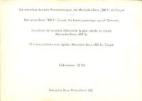 Preview: Ansichtskarte Mercedes-Benz 300 S Coupé 1953