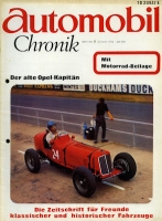 Automobil und Motorrad Chronik 1972 Heft 8