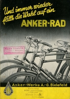 Anker Fahrräder Prospekt 8.1934