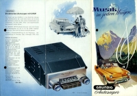 Autoradio Grundig Autosuper Prospekt 1950er Jahre