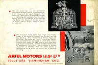 Preview: Ariel Square Four 1000 ccm Modell 4 G Prospekt 1930er Jahre