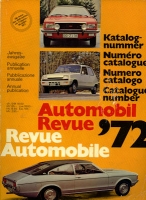 Automobil Revue 1972