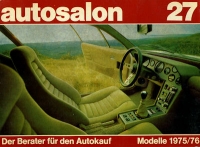 Autosalon in Buchform Nr. 27 1975/76