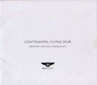 Bentley Continental Flying Spur Prospekt 2004
