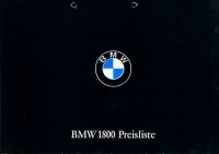 BMW 1800 pricelist 8.1965