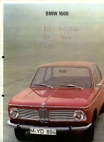 BMW 1600 brochure 1967