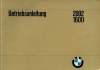 BMW 1600 2002 owner`s manual 7.1968