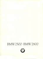 BMW 2500 2800 brochure 9.1968