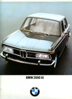 BMW 2000 tii Prospekt 9.1969
