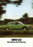 BMW 520 brochure 1973